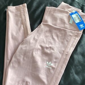 Adidas leggings soft purple